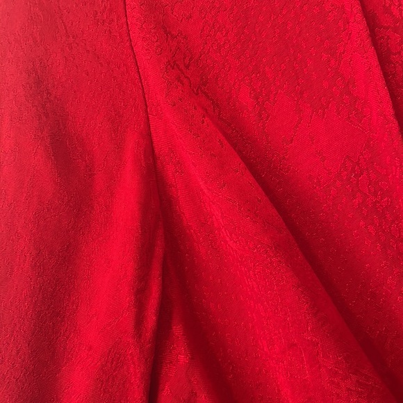 Topshop Midi Red Dress - Picture 5 of 8